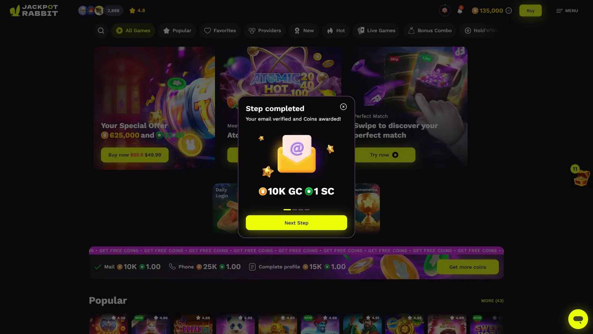 Jackpot Rabbit Bonus
